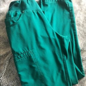 HUNTER GREEN scrub bottoms